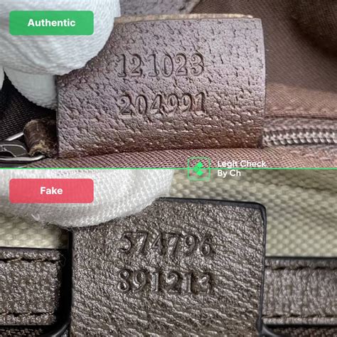 gucci pouch serial number|Gucci bag serial number location.